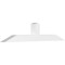 Ekena Millwork Portland Architectural Grade PVC Gable Bracket, 84"W x 17 1/2"H x 6"D x 6"F, 5/12 Pitch GBP084X18X0606POR00 - alternate 1